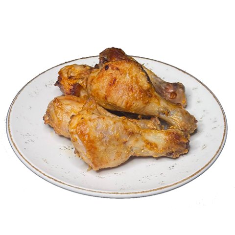 Голень куриная жареная